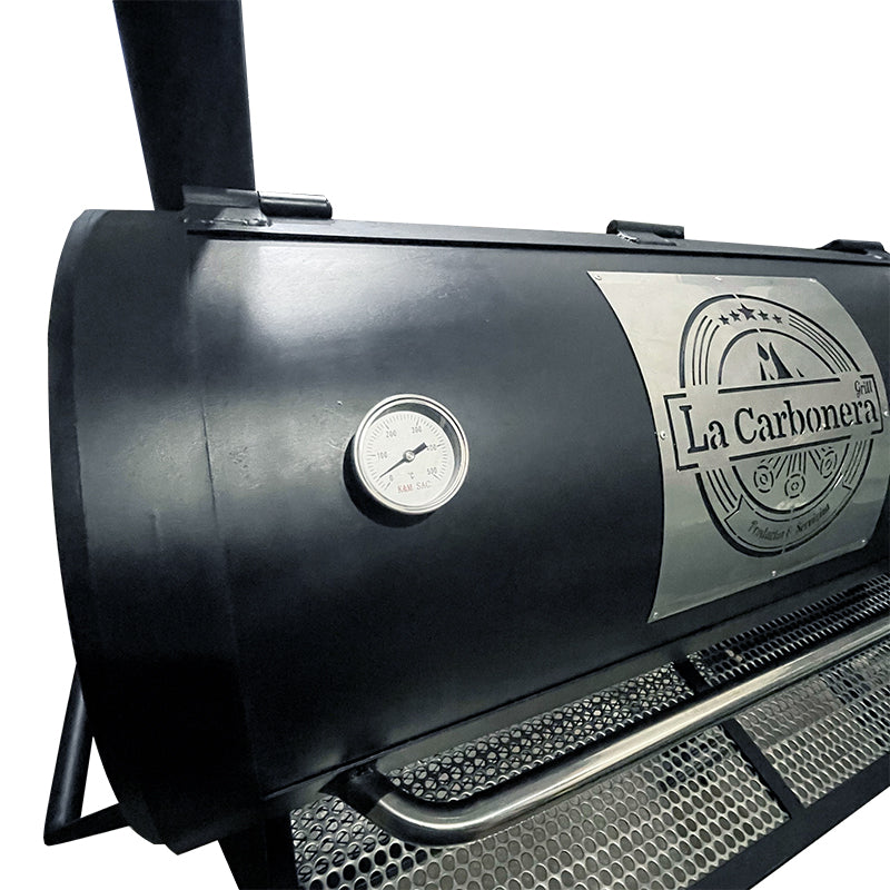 Ahumador Horizontal de Acero al Carbono – La Carbonera Grill