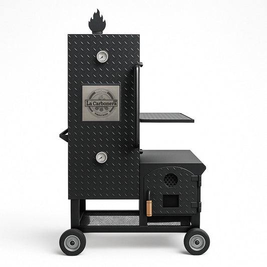 Ahumador Vertical en Acero al Carbono - La Carbonera Grill