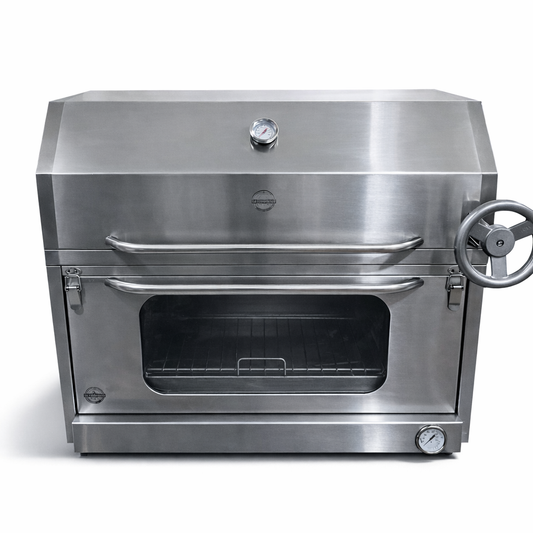 Parrilla Empotrable Broker 700 con Caja China 70x50x42 en Acero Inoxidable