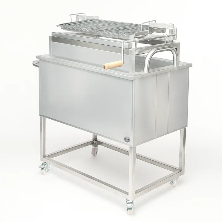 Caja China Steel Pro – 60 × 40 × 70 cm | La Carbonera Grill