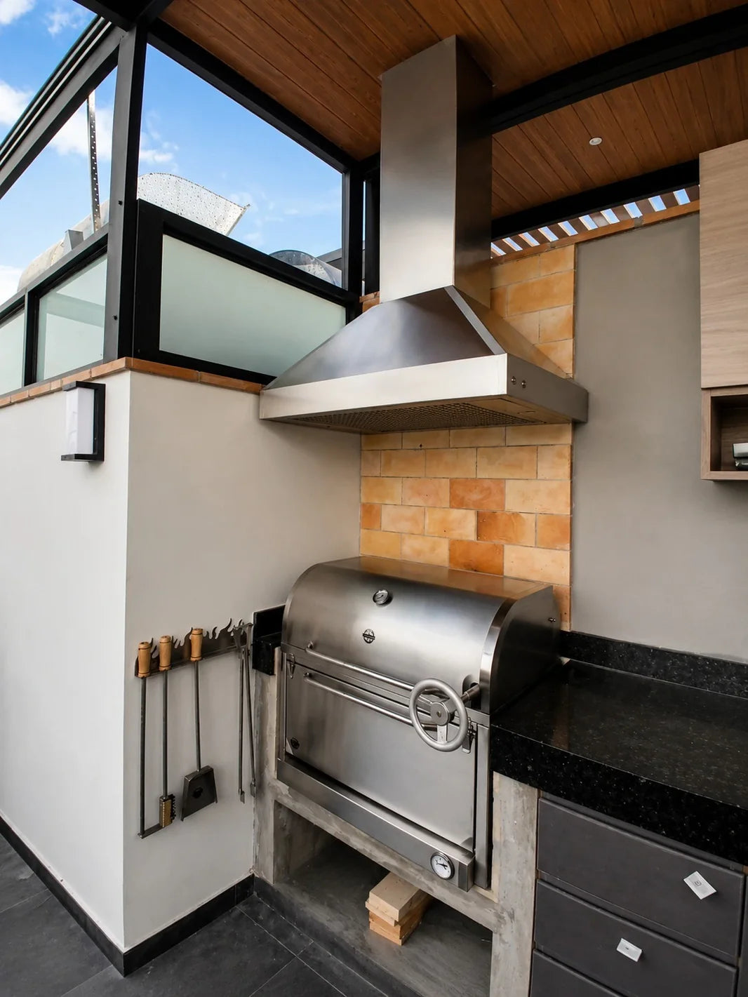 Campana Para Parrilla - Modelo Cónico | La Carbonera Grill