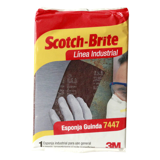 Esponja Scotch-Brite 7447 3M | Fibra Abrasiva Industrial Multiuso