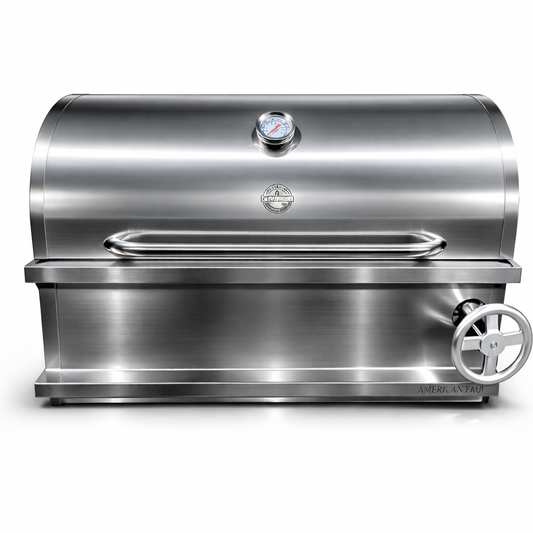 Parrilla Empotrable American Pro 70x50x25 en Acero Inoxidable