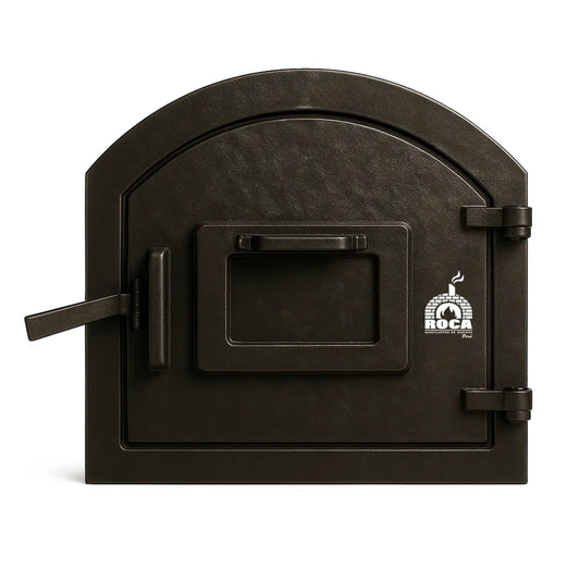 Puerta de Horno Artesanal en Hierro Fundido – 46 x 39 cm