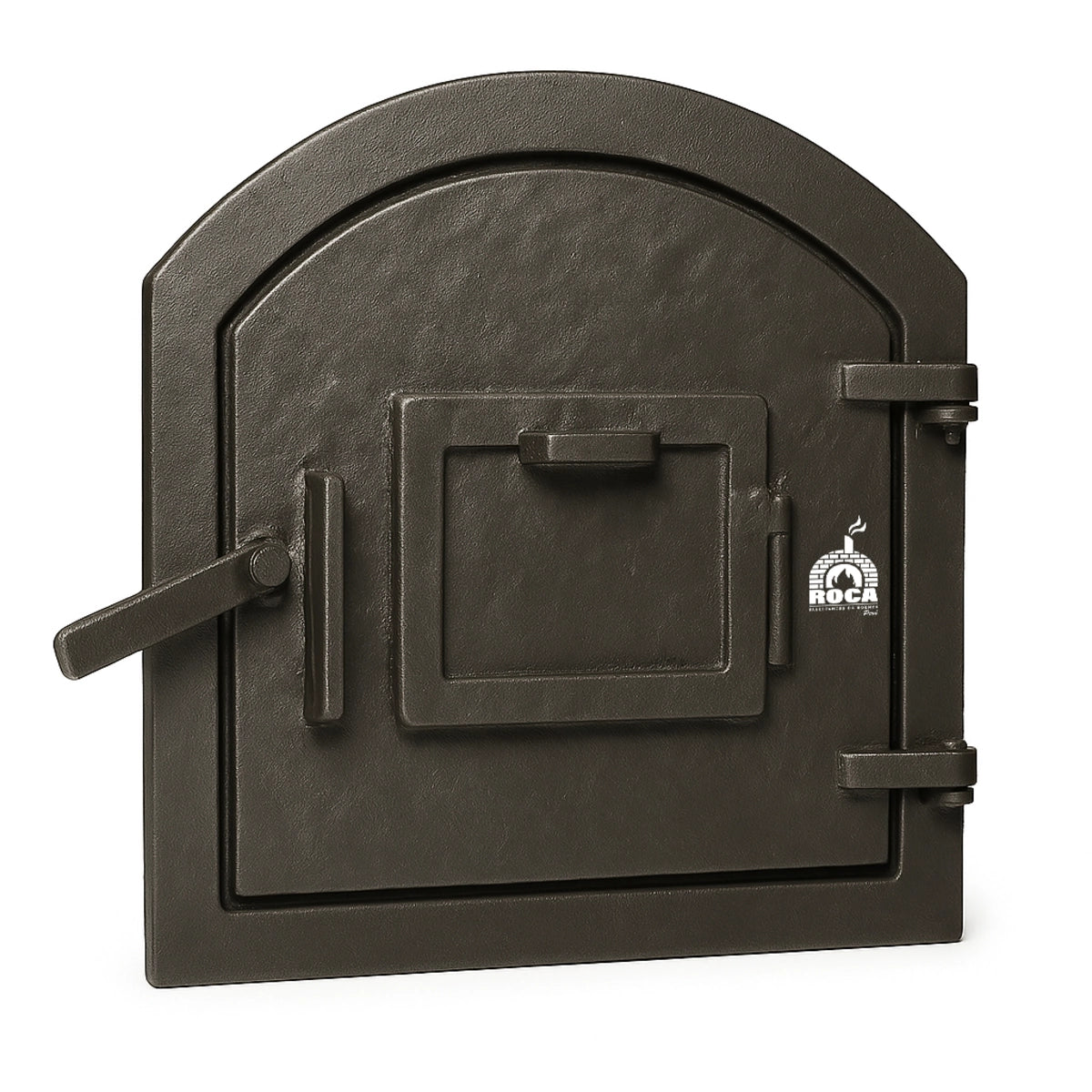 Puerta de Horno Artesanal en Hierro Fundido – 46 x 39 cm